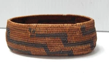 ANTIQUE c.1890s  NORTHERN CALIFORNIA POMO INDIAN BOAT SHAPE GIFT BASKET -BUY NOW