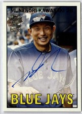 2025 Topps Archives MUNENORI KAWASAKI 1967 Fan Favorites Auto (AU) - Blue Jays