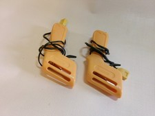 Vintage Aurora AFX HO Racing Speed Control Set of 2 Yellow Controllers VG 1973