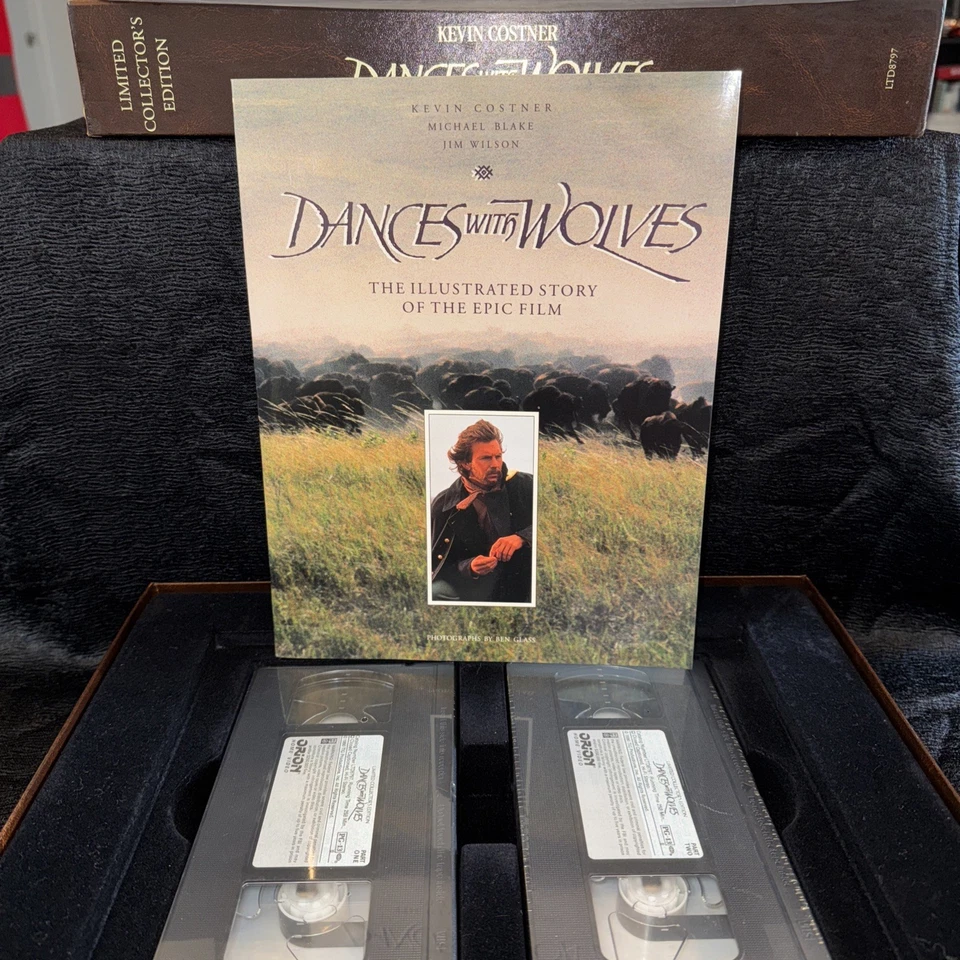 Dances with wolves VHS limited collectors edition Kevin Costner 1994 see pics! - Image 3 of 4