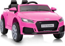Licensed Audi TTRS 12V Ride on Car for Toddlers 1-3 with Remote Control