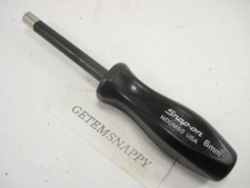 Snap On 6mm Metric Nut Driver With Black Screwdriver Handle Nddm60 New