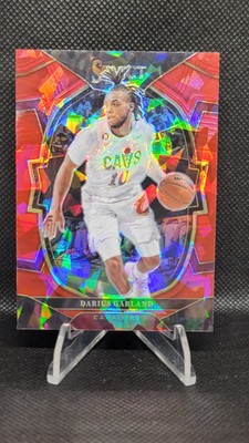 2022-23 Panini Select Basketball #6 Darius Garland Red Cracked ice Prizm 