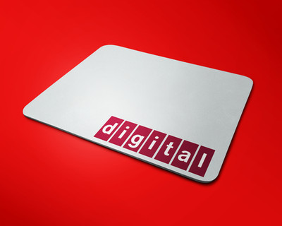 Digitale Computerausrüstung DEC Retro Geschenk Mausmatte Pad 