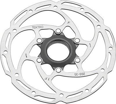 TR-35 1.8mm Disc Brake Rotor - Tektro TR203-35 Disc Brake Rotor - 203mm,