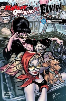 HARLEY QUINN X ELVIRA #6 VARIANT CVR B CHAD HARDIN VARIANT PREORDER 24.04.26 DYN