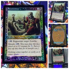 MTG Boneknitter 🇬🇧 ⚪️ NM FOIL Magic The Gathering Onslaught 2002 Vintage OG