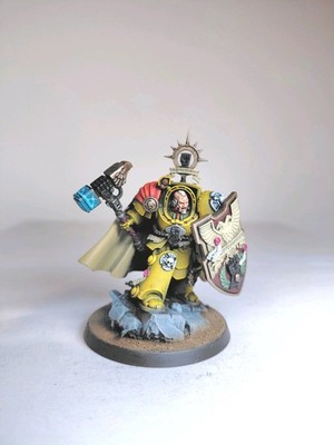 Warhammer 40k Imperial Fists Darnath Lysander painted