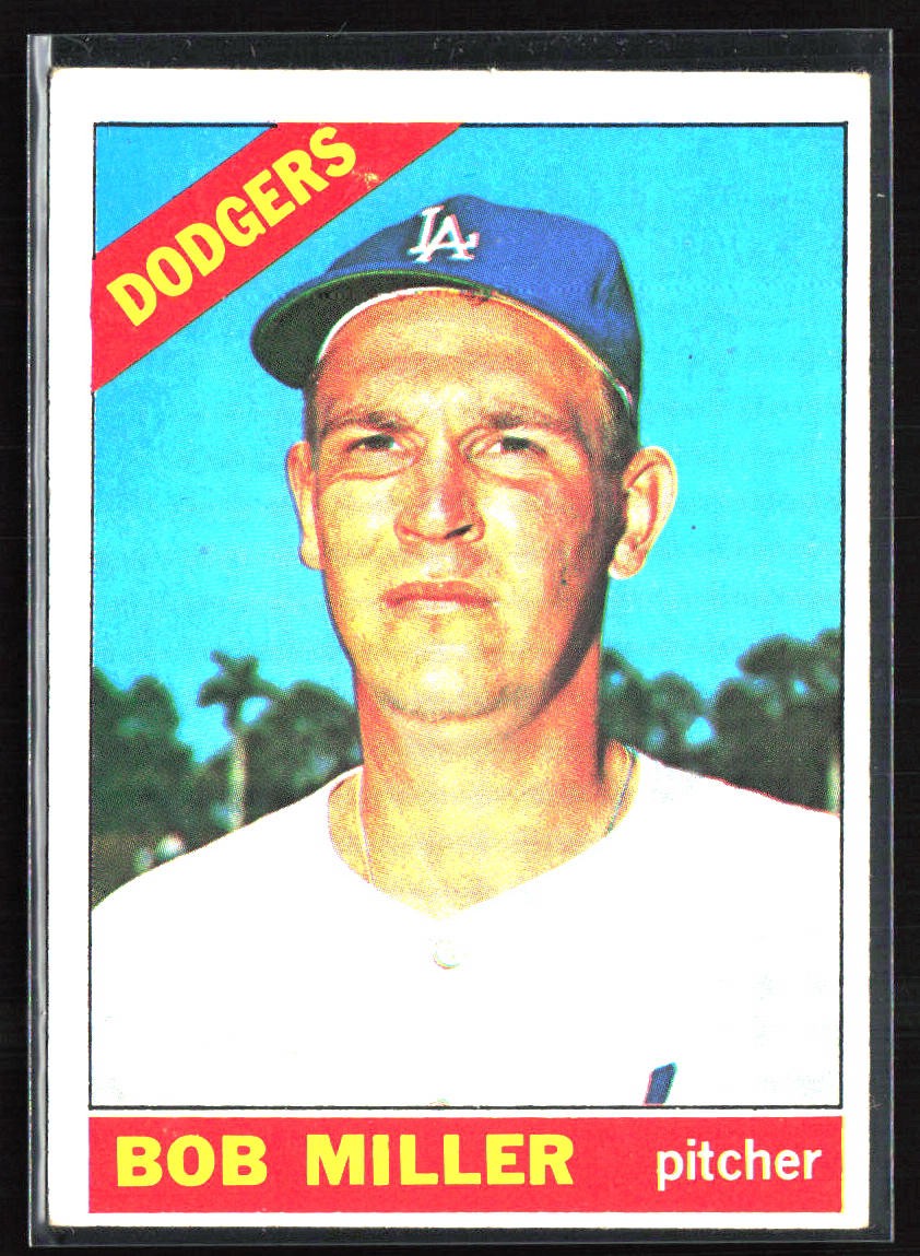 1966 Topps #208 Bob Miller Dodgers