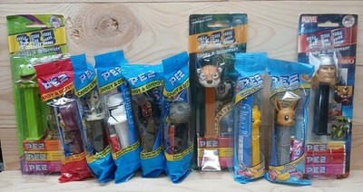 Pez Candy Dispenser lot of 10 Assorted Dispensers Star Wars Pokémon Ect All New