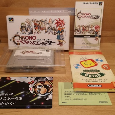 CHRONO TRIGGER Nintendo Super Famicom OVP CIB Anleitung SNES SFC Spiele Sammlung