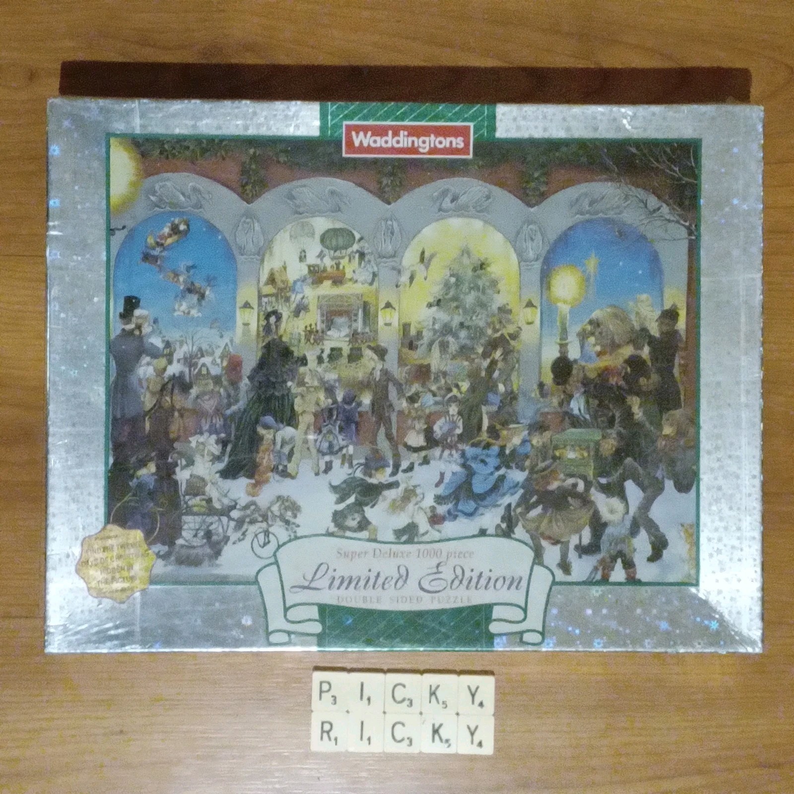 Waddingtons Double Sided 1000 Piece Jigsaw Puzzle The Twelve Days of Christmas