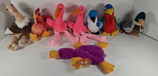 Lot of 8 Various Vintage Bird Beanie Babies ALL Birds With Tags