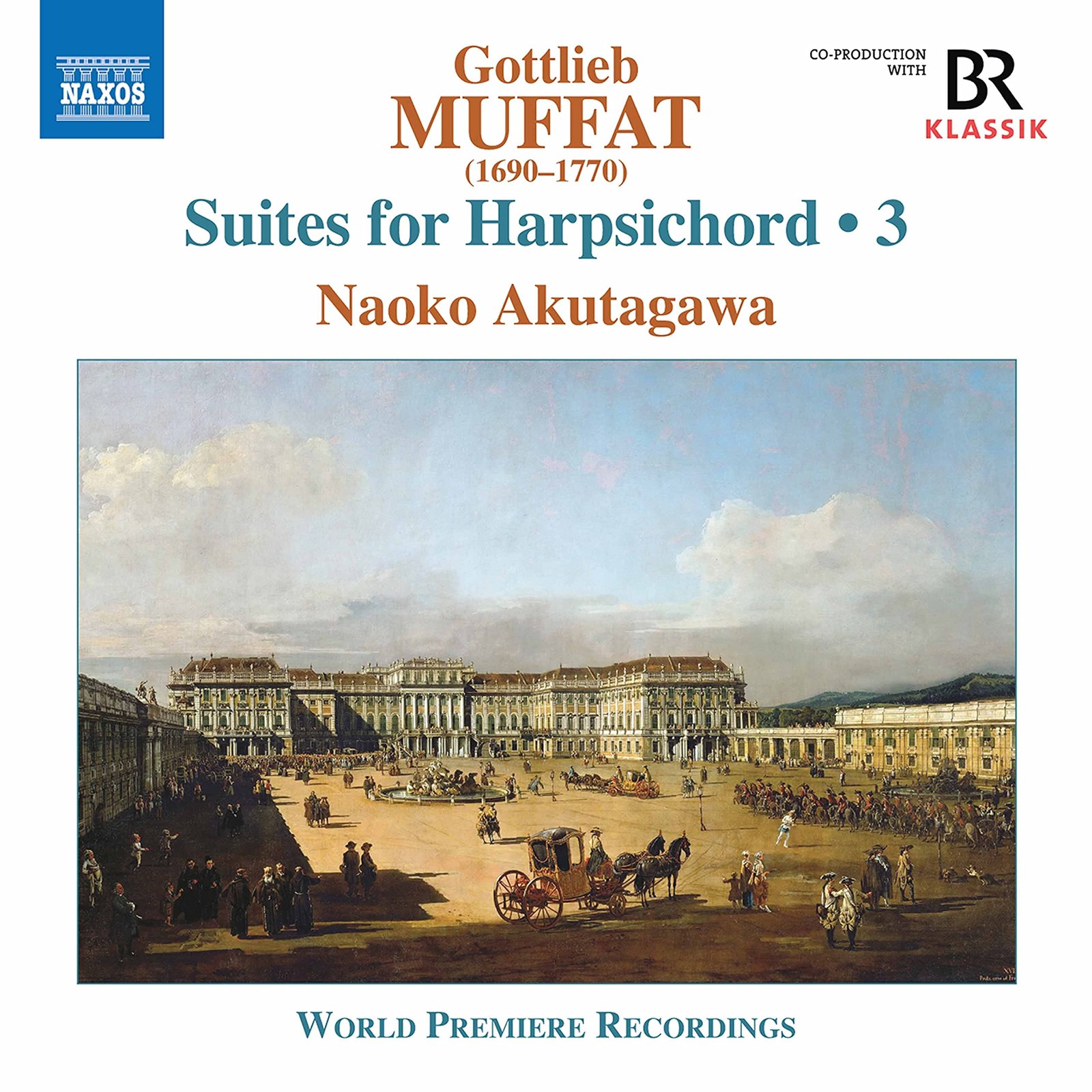 8574098 Naoko Akutagawa Gottlieb Muffat: Suite For Harpsichord, Vol. 3 CD