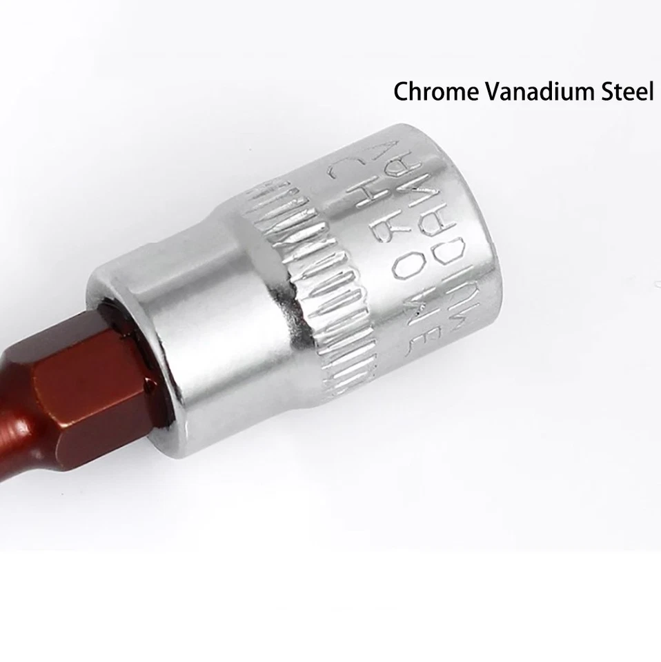 Male Torx Bit Star Socket T8 T10 T15 to T50 Torx 1/4" Drive Sockets - S2 Steel - Image 2 of 4