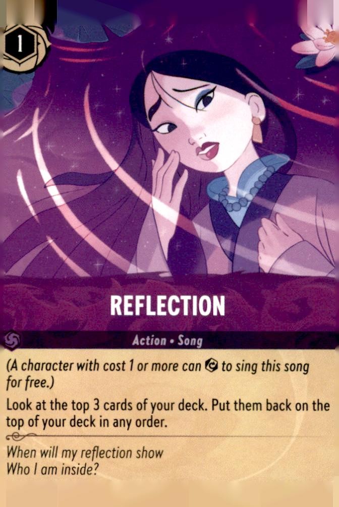 Reflection 65/204 Uncommon The First Chapter Lorcana Near Mint