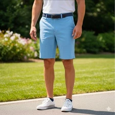 Adidas Mens Blue Burst Ripstop 9" Golf Shorts Size 38 ADVR0918 New