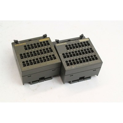 2 Stück SIEMENS 6ES7 924-0CA00-0AB0 Klemme Simatic (B697)
