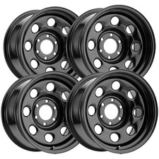 Set Of 4 Vision 85 Soft 8 16x8 6x5.5 -12mm Gloss Black Wheels Rims 16 Inch Set Of 4 Vision 85 Soft 8 16x8 6x5.5 -12mm Gloss Black Wheels Rims 16 Inch