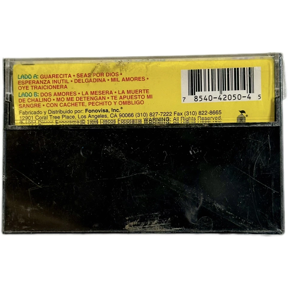 RITMO ROJO CON BANDA su exito La Guarecita Cassette Tape 1994 Fonovisa Sellado - Image 2 of 4