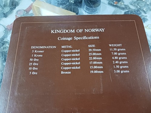 FRANKLIN MINT - Juegos de monedas de todas las naciones - REINO DE NORUEGA - Imagen 6 de 20
