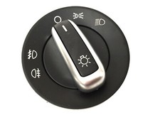 Lichtschalter Alu/Chrom matt Nebelscheinwerfer passend für Polo Golf 4 Sharan