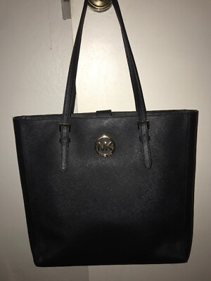 MICHAEL KORS LOGO TOTE E-1309 Black | eBay