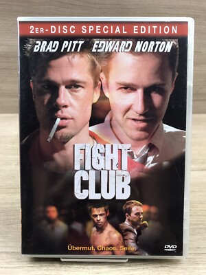 FSK18 DVD   Fight Club - 2 Disk Special Edition - 2 DVDs   Brad Pitt  #M46
