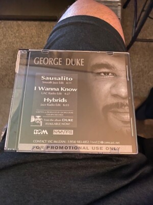 George Duke- Sausalito, I Wanna Know, Hybrids (CD, Promo) V.G Rare
