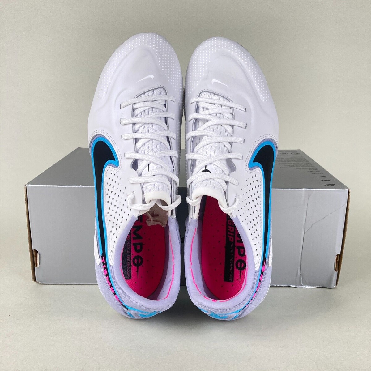 【新品未使用】NIKE TIEMPO LEGEND 9 SG Nike Tiempo Legend 9 Elite SG-Pro AC Blast Pack White Blue DB0822