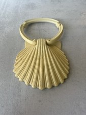 Vtg Homco Sea Shell Towel Holder 3380 Syroco Beach Ocean Nautical Bathroom