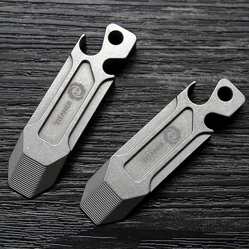 TITANER Titanlegierung Tasche Hebelstange EDC Camping Multi Tools Öffner