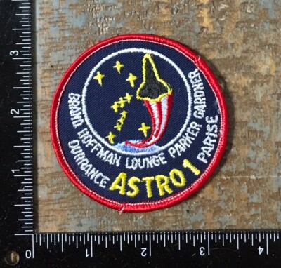NASA STS-35 Space Shuttle Columbia ASTRO 1 Mission Astronaut Crew Iron-On Patch