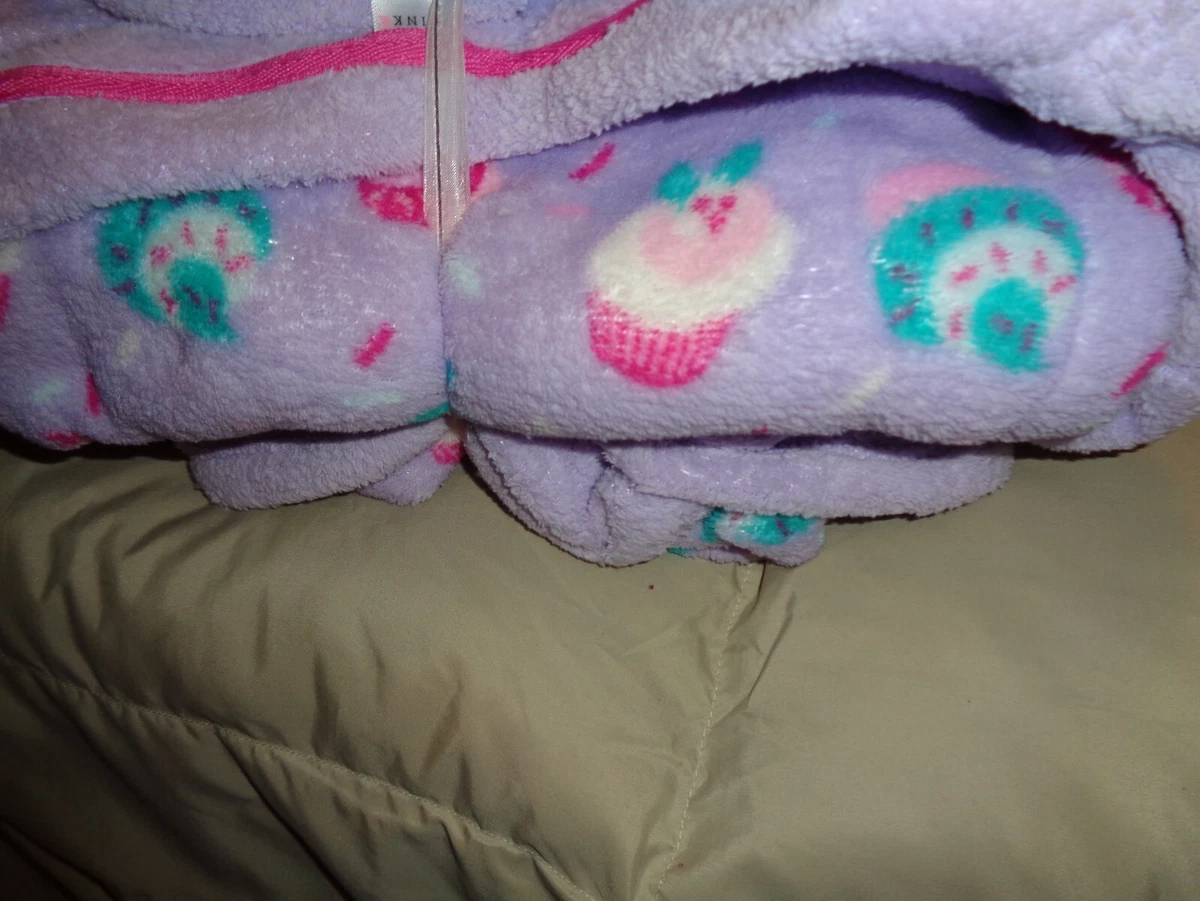 PINK K Fleece Pajamas 3 pcs. V NECK TOP PULL ON CUPCAKE PANTS SOCKS NEW PLUS 3X