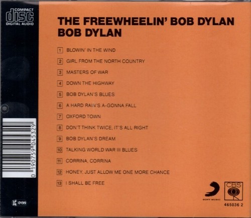 BOB DYLAN - FREEWHEELIN - CD - 13 TRACK AUS - Picture 2 of 2