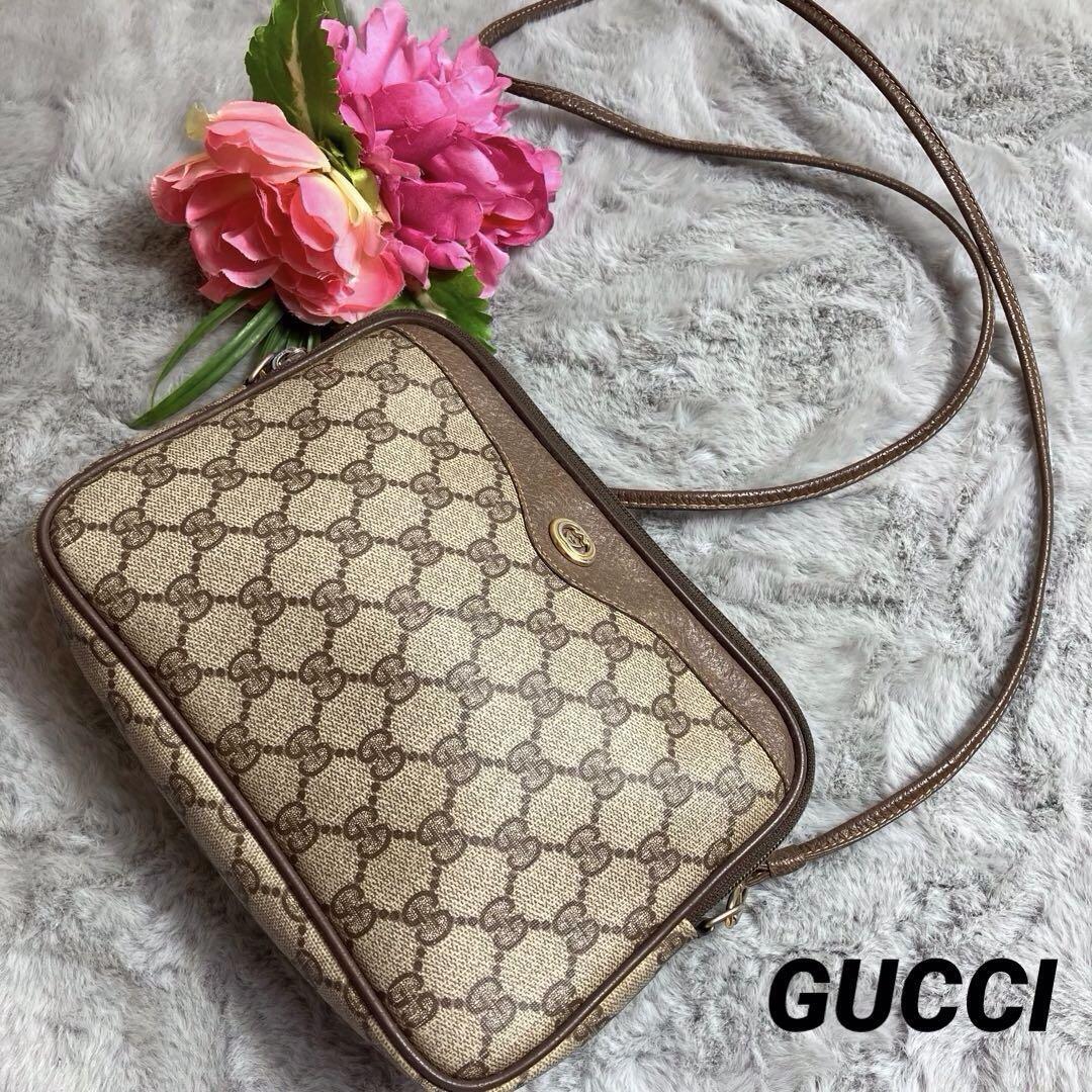 GUCCI Shoulder Bag GG Supreme GG PVC Leather Brown 0127b | eBay GUCCI Shoulder Bag GG Supreme GG PVC Leather Brown 0127b | eBay