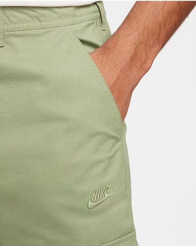 $95 Nike Club Straight Leg Cargo Pants Oil Green Men’s Size 38x34 (FZ5765-386) - 第 3/7 張圖片