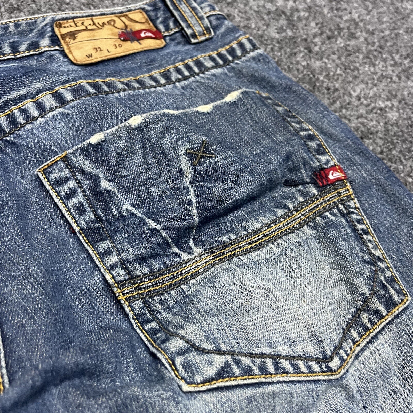 Quicksilver Jeans Mens Size 32 X 30 Denim Surfer Classic Quick Jean 90s