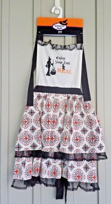 HALLOWEEN NIGHT ENJOY YOUR LAST MEAL APRON