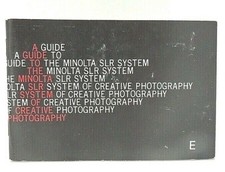 Guide To The Minolta SLR System of Creative Photography Original Camera Booklet