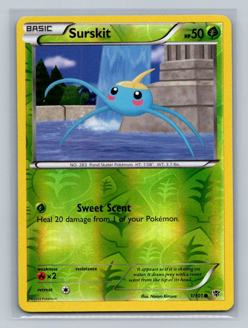 Surskit Plasma Blast 1/101 Near Mint NM Reverse Holo