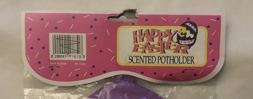 Happy Easter Bouquet Scented Pot Holder Oven Egg Chick Kitchen Decor - Picture 4 of 4