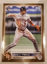 2022 Topps Update JEREMY PENA RC GOLD #/2022 SP Rookie World Series MVP ASTROS