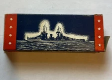 military model US Destroyer Warrington Somers Class 1:1200 Authenticast BOX ONLY