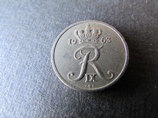 1963 USED DENMARK TEN ORE.     FREE POST.