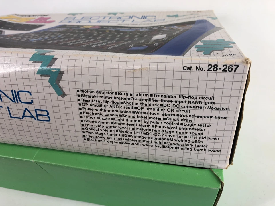 Vintage Radio Shack Electronic Project Lab 75 in One Kit Kids Science Fair - Image 2 of 4