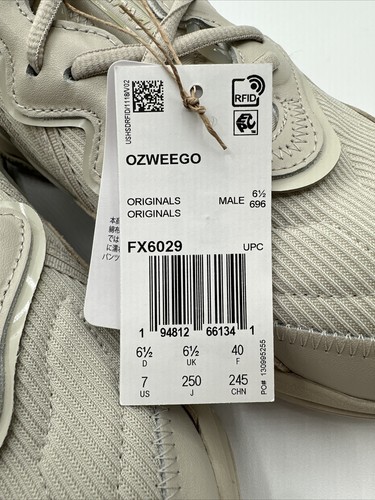 Adidas Mens Ozweego Originals Size 7 Beige |FX6029| - 第 6/6 張圖片