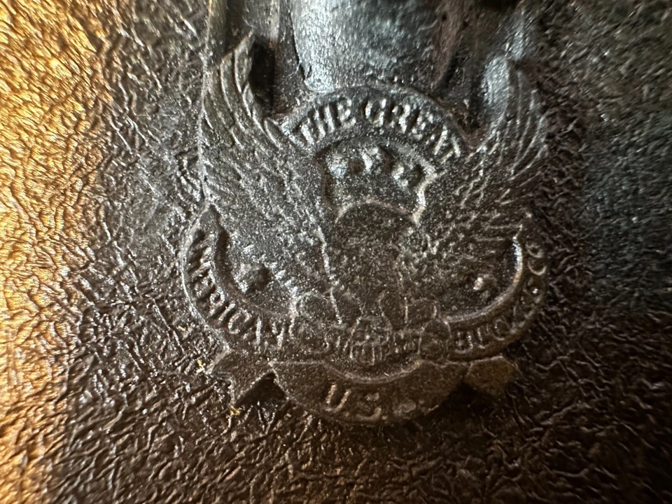 Hebilla de cinturón pesada de colección para hombre Trucker Bar Shield cilindro revólver raro hecho en EE. UU. Foto 4 de 4