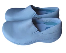 TIMBERLAND Renova Size 6 M Uniform White Leather Comfort Slip-On Clogs NWOB $110