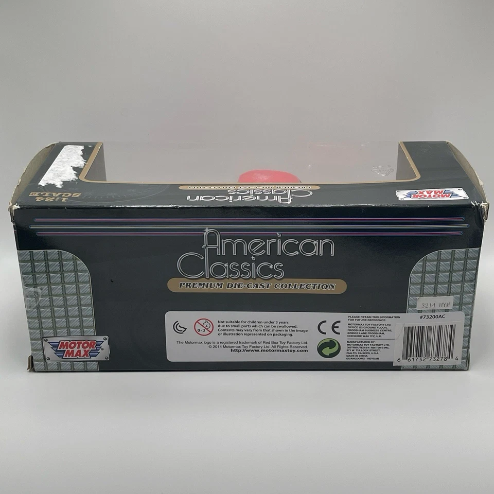 Camioneta Motor Max American Classics 1941 escala 1:24 Plymouth metal fundido a presión NUEVA Foto 4 de 4